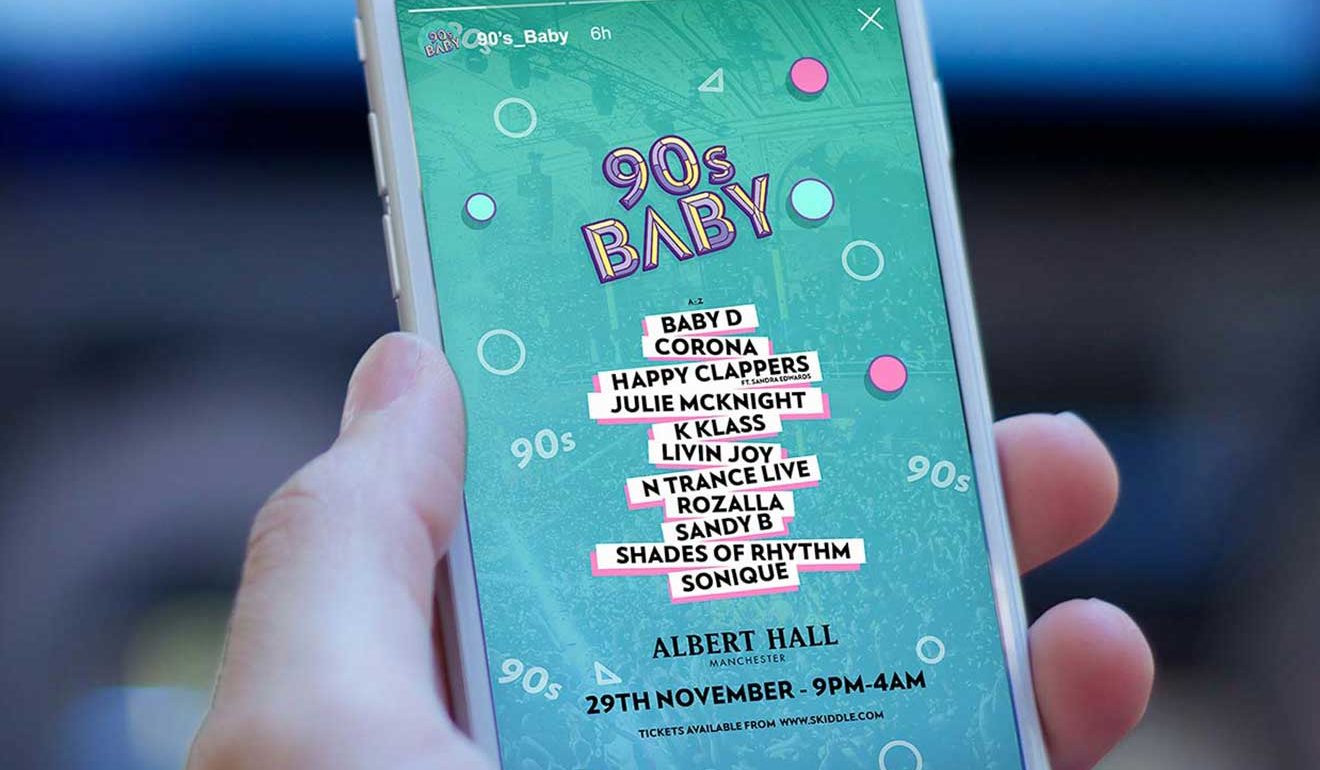 90's Baby Event Artwork