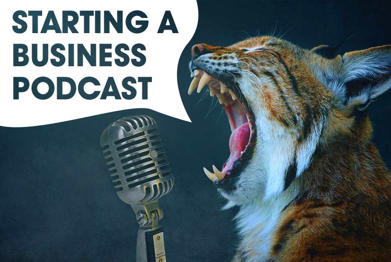 Start a business podcast