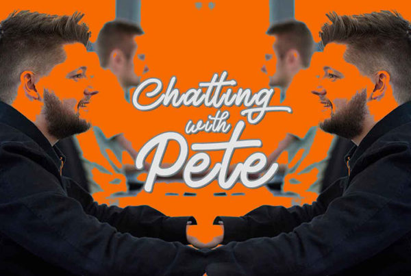chatting with Pete