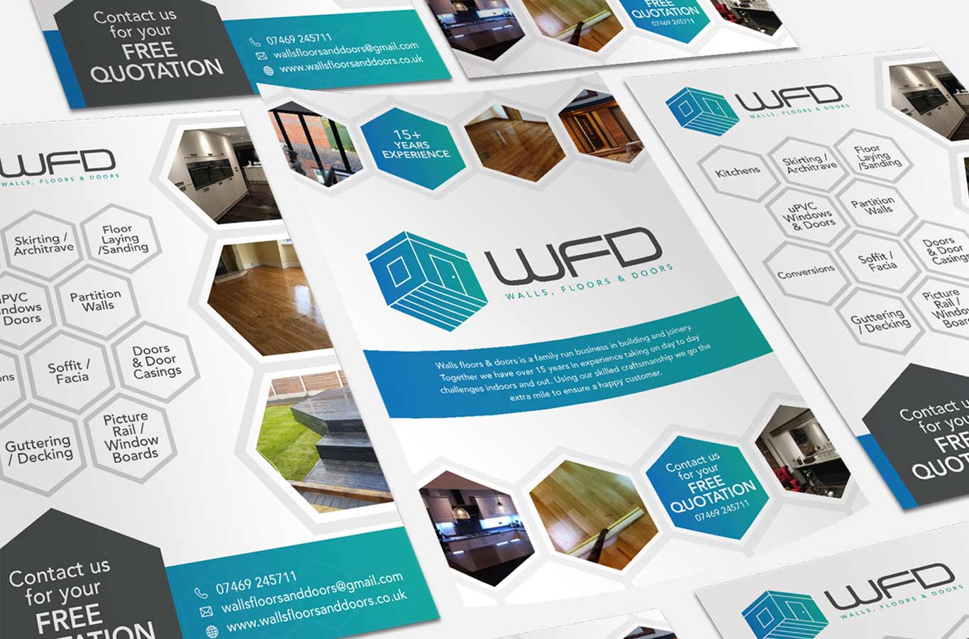 Flyer design for WFD front and back