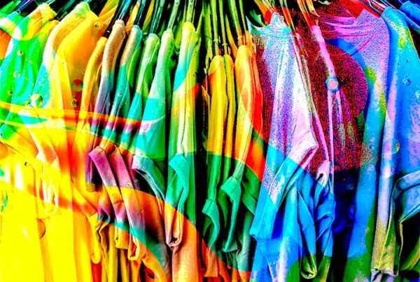 Colourful clothing line
