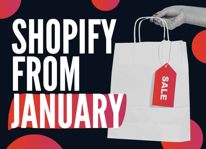 Shopify Stores from January