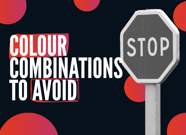 Website Colour Combinations to Avoid