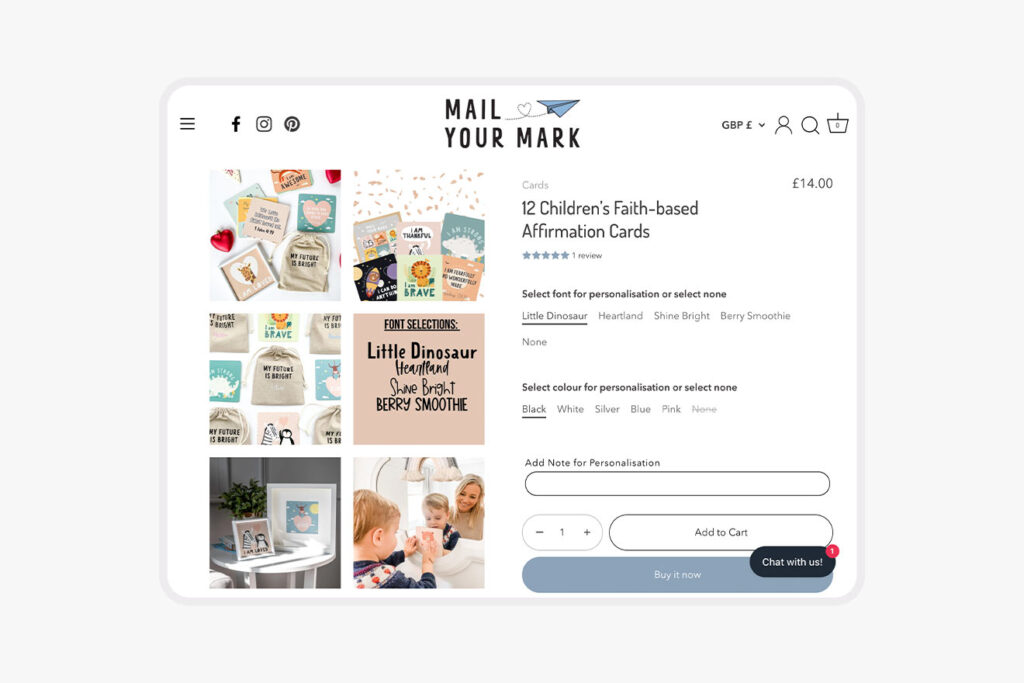mail your mark desktop ecommerce