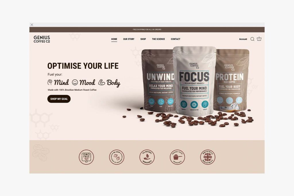genius coffee marketing