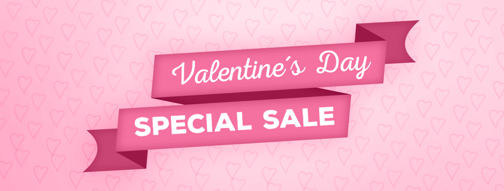 Valentine's Day Sale Banner