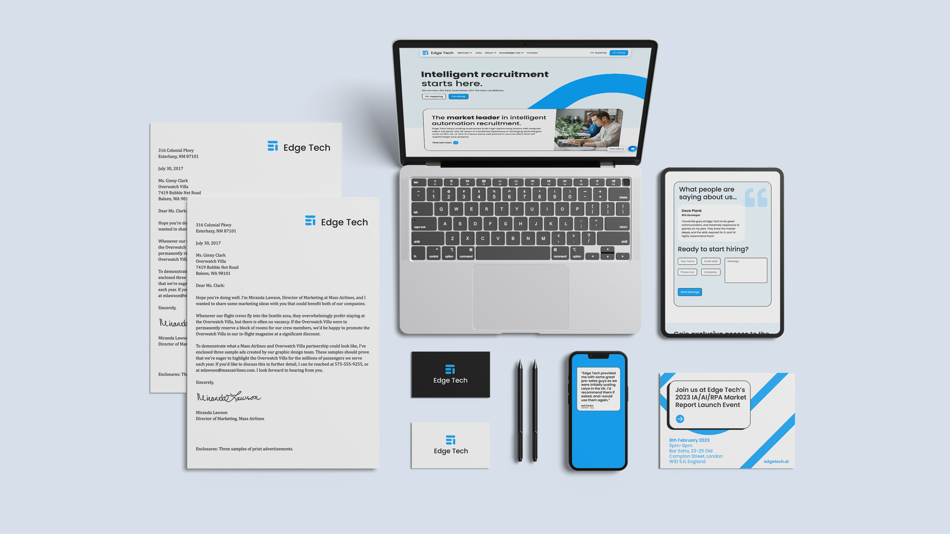 Stationery-1920-1080 Edge tech mock ups