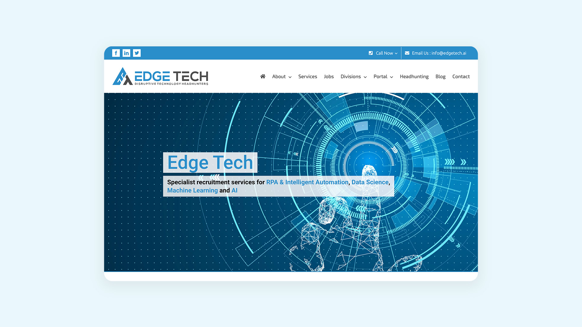 Edge tech old website