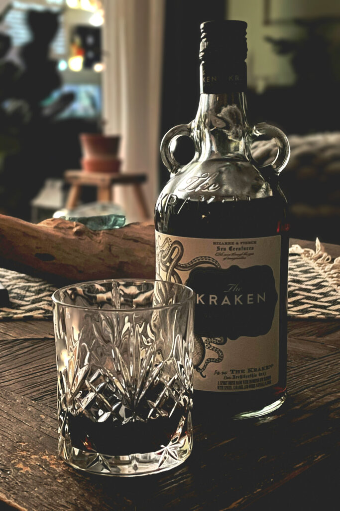 Kraken Rum bottle design