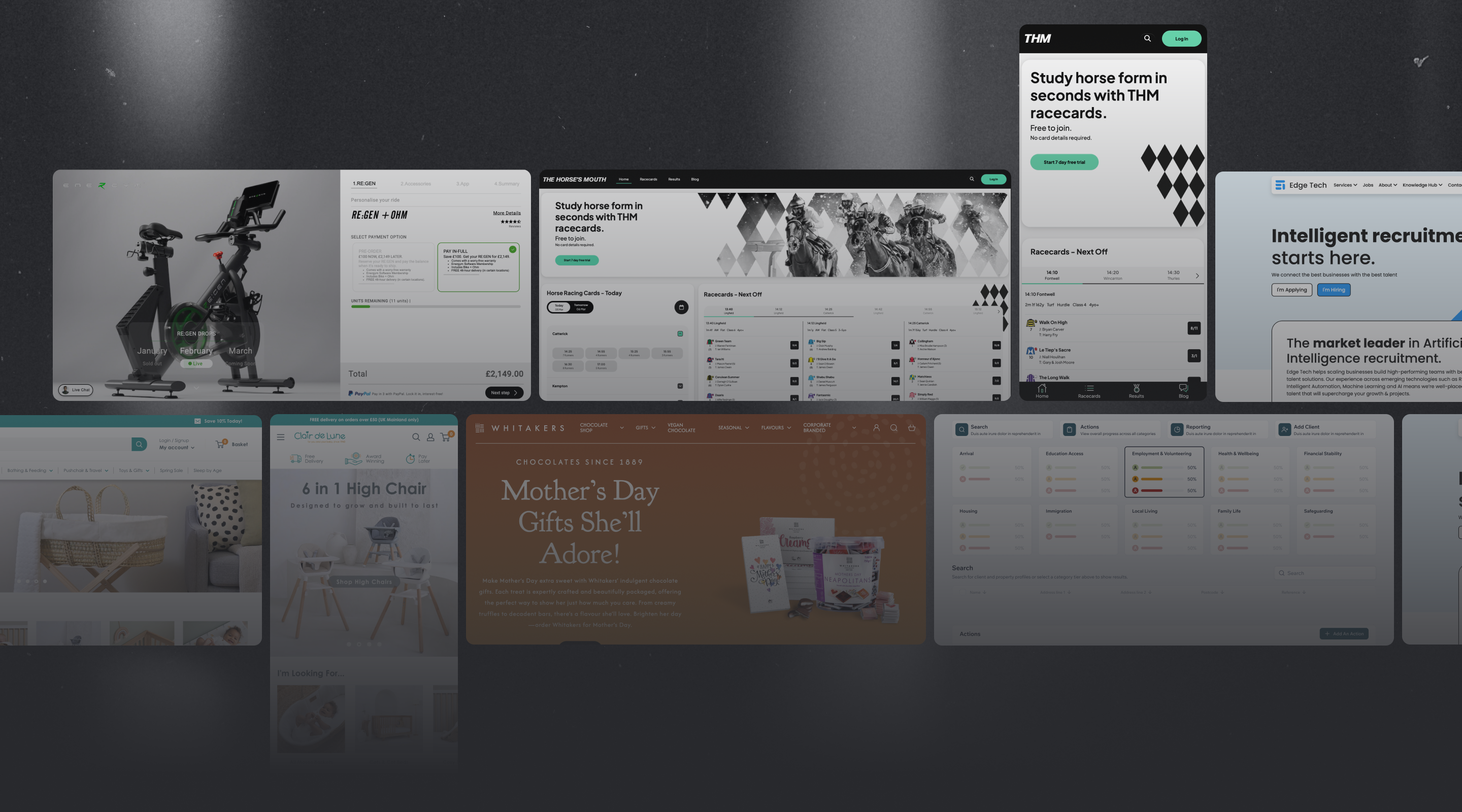 Examples of Bespoke Websites