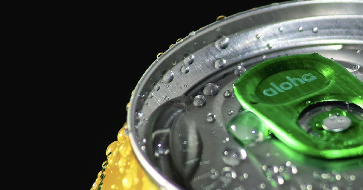 Aloha drinks can