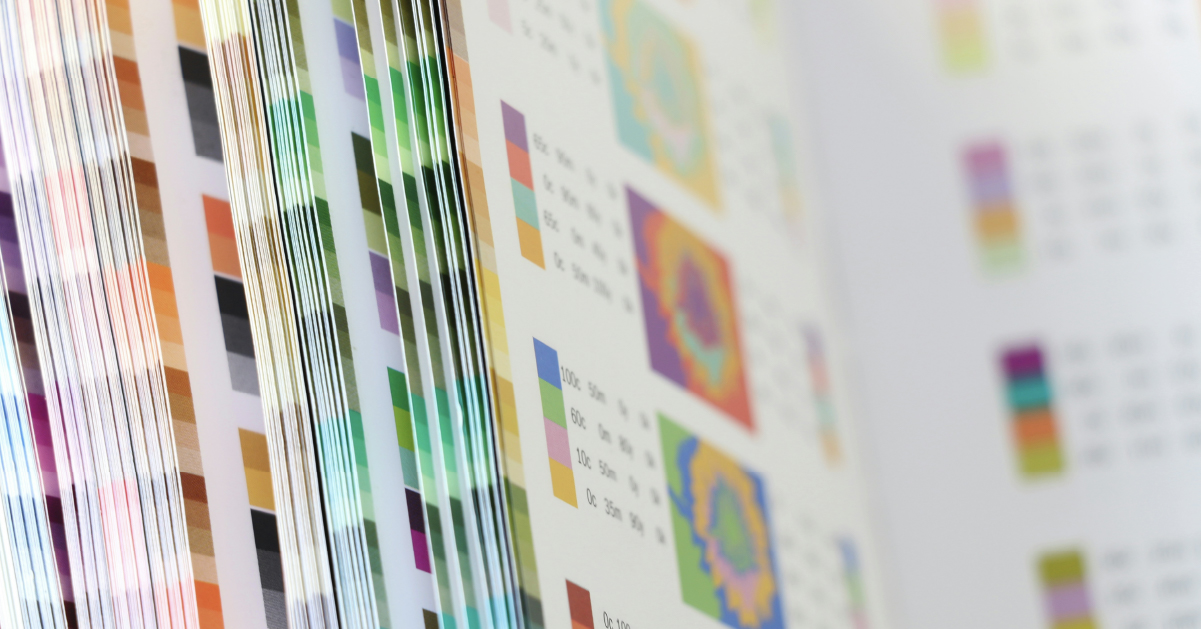 Pantone colour swatch book
