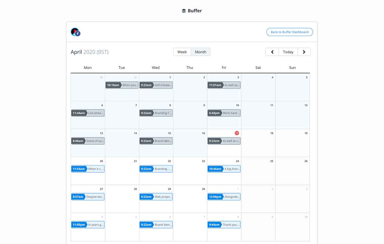 Social Media Guide 2020 Scheduling