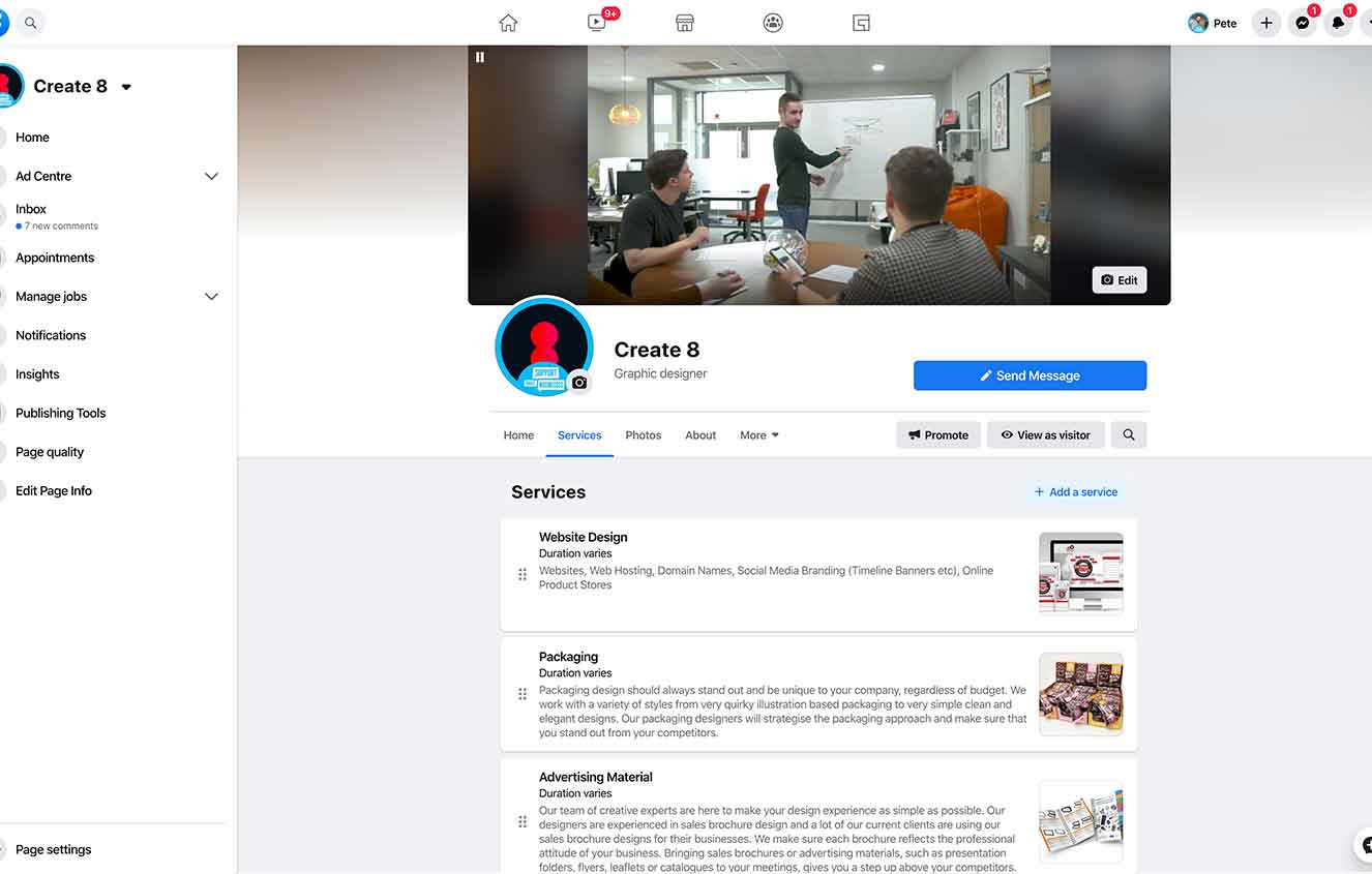 setting up facebook page social media guide 2020