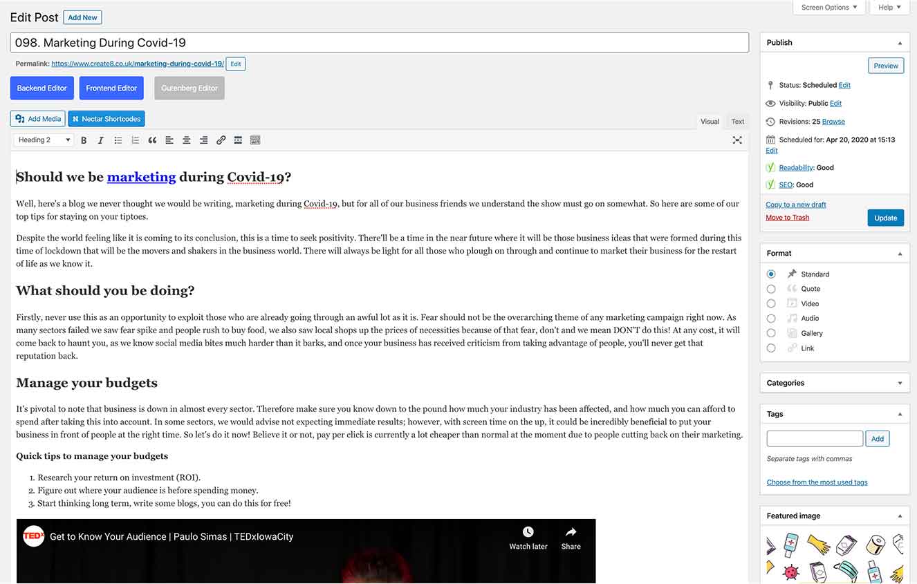 Writing the perfect blog