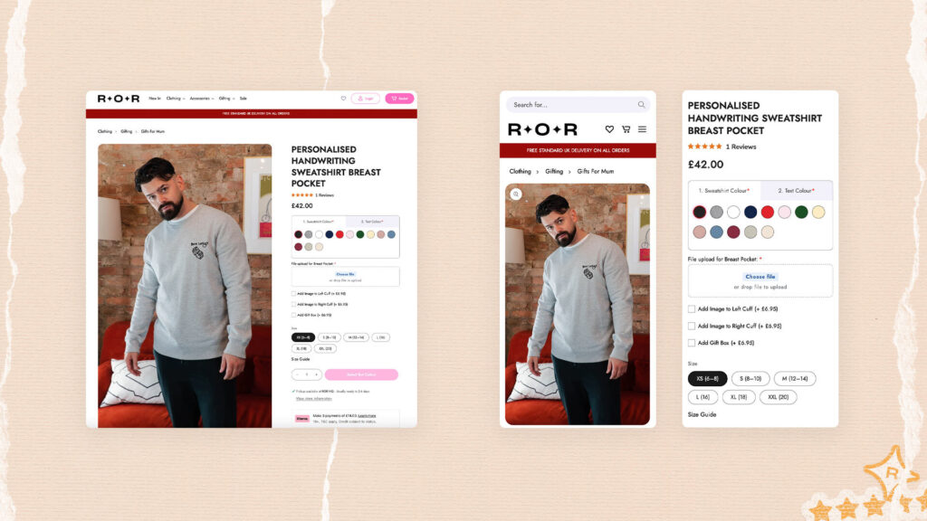 Rock on Ruby Product Page - Designed by Create8