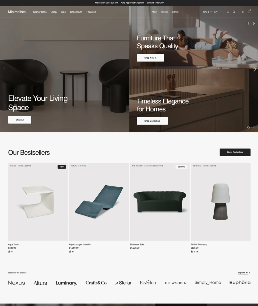 Minimalista Shopify Theme
