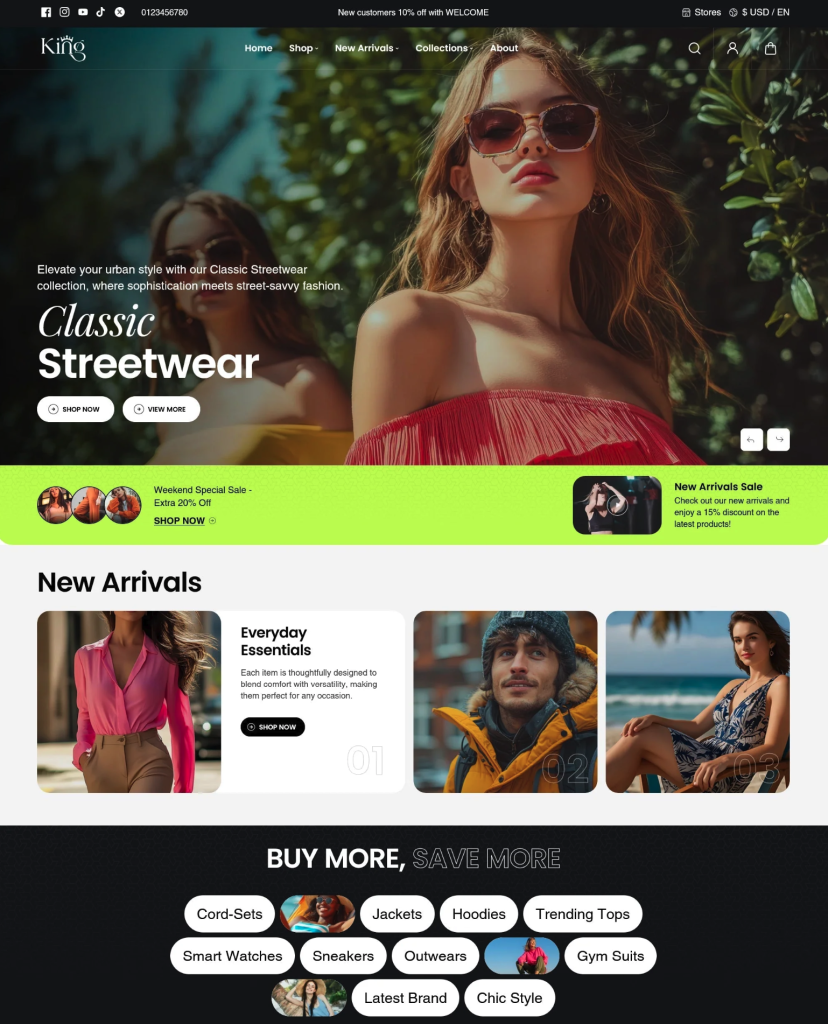 King Shopify Theme