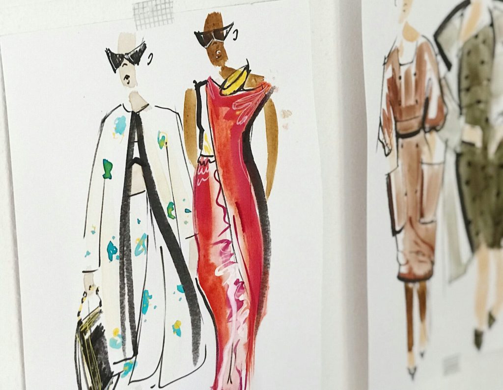Fashion paintings