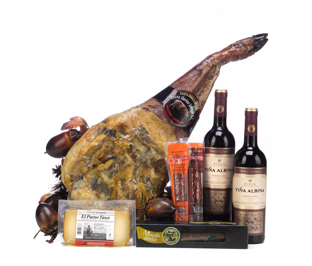 bundle of wine and food products that can be added to Shopify stores