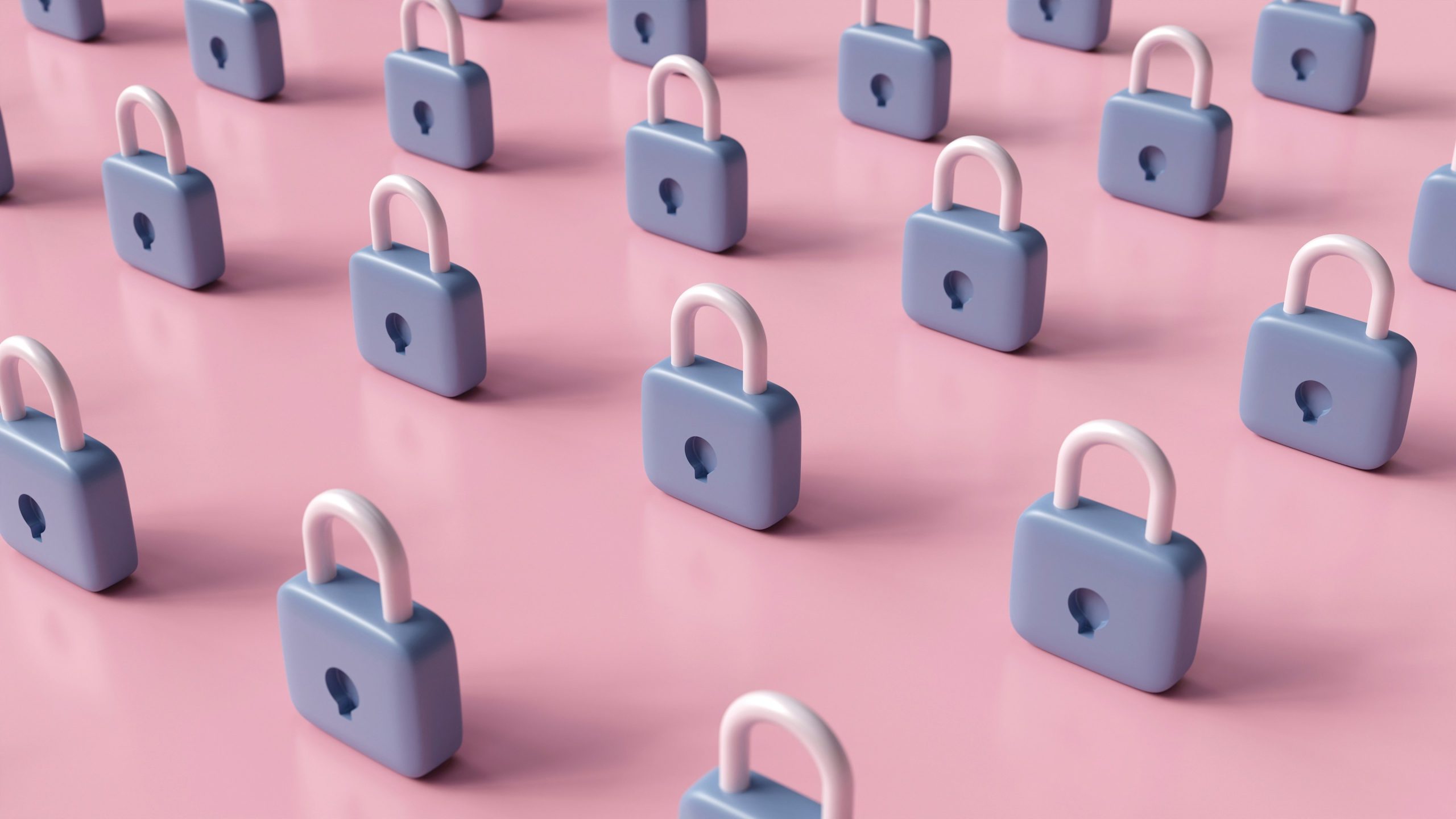 padlocks representing online security