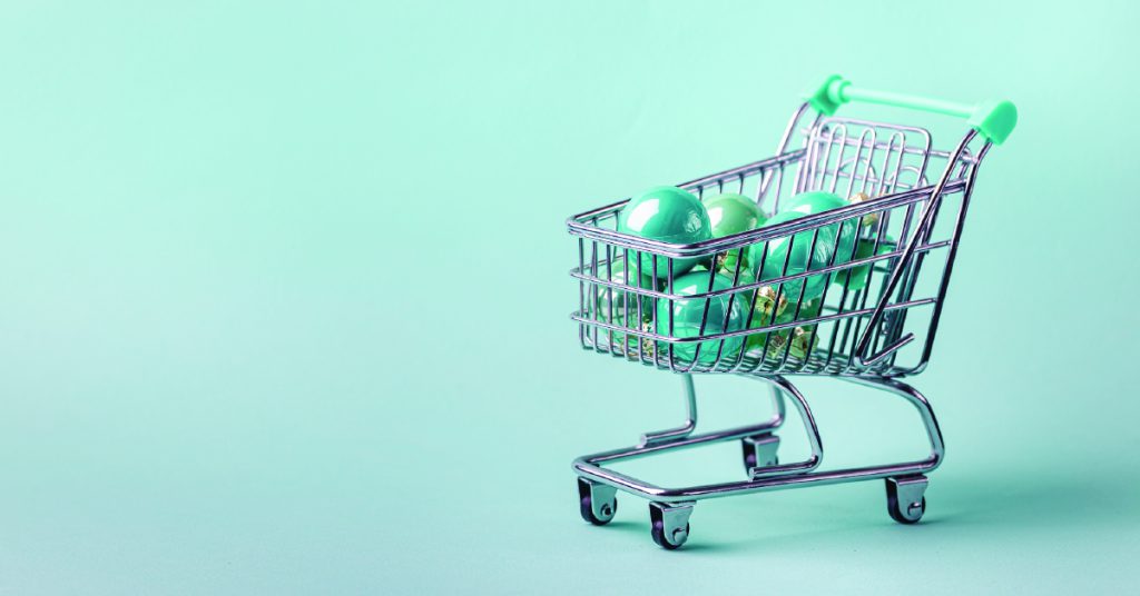 A full shopping cart